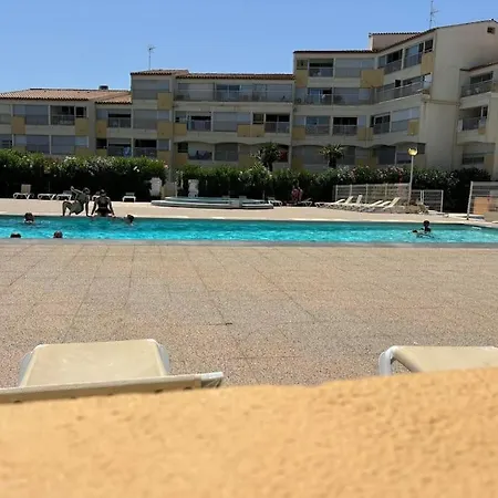 Le Cap D'agde, Le Baia,vue Mer, 20m De La Plage, Piscine Apartment Agde