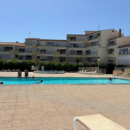 Le Cap D'agde, Le Baia,vue Mer, 20m De La Plage, Piscine Apartment Agde
